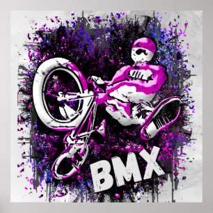 Póster Bmx Bike Classic - Bmx Freestyle Bmx Poster