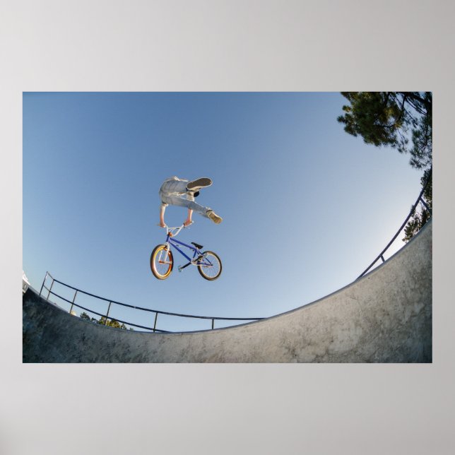 Póster BMX Bike Stunt (Frente)
