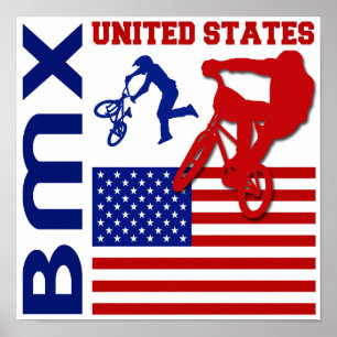 Póster BMX Estados Unidos