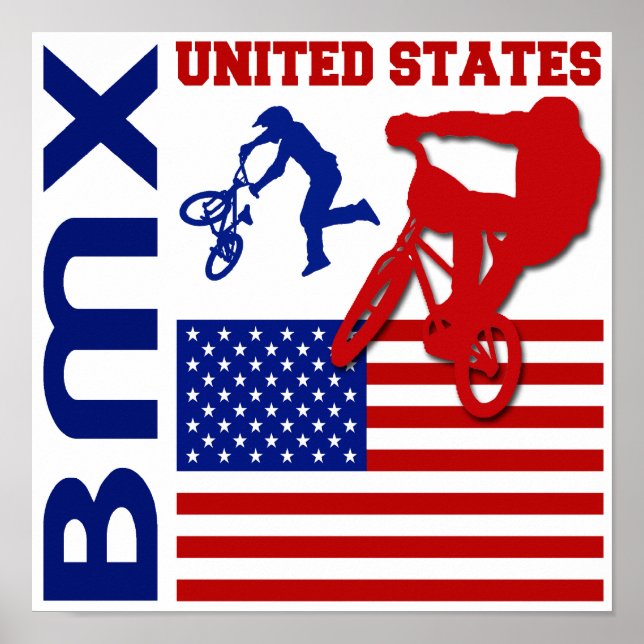 Póster BMX Estados Unidos (Frente)