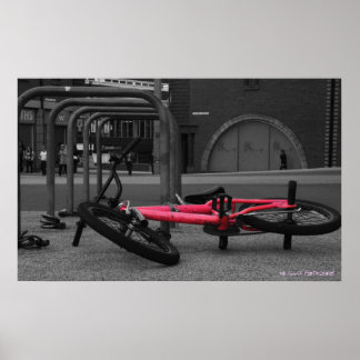 Póster bmx poster b&w