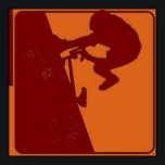 Póster BMX Rider Pop Art<br><div class="desc">Diseño de arte pop BMX de Guay</div>