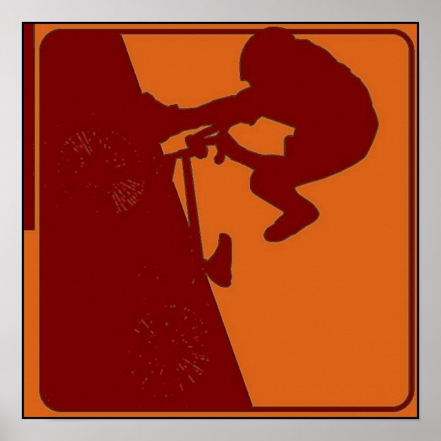 Póster BMX Rider Pop Art (Frente)