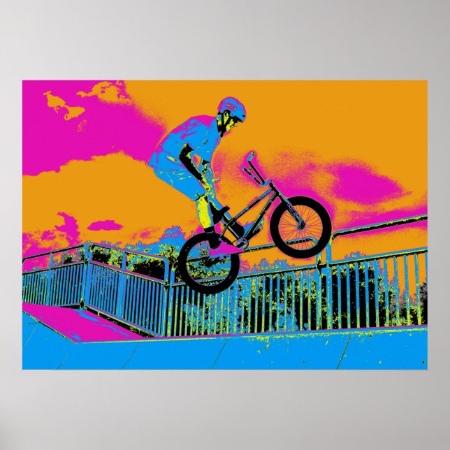 Póster BMX Trickster - BMX Trick Bike (Frente)