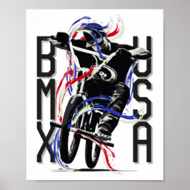 Póster BMX USA America | Poster Bmx