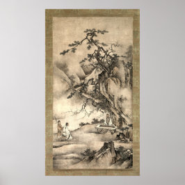 Póster Bo Ya toca el qin mientras Zhong Ziqi escucha