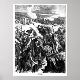 Póster Boadicea Inciting the Iceni against the Romans