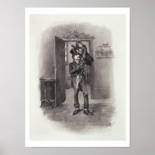 Póster Bob Cratchit and Tiny Tim, from 'Charles Dickens: