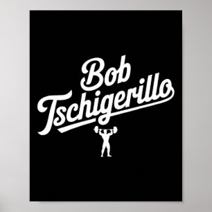 Póster Bob Tschigerillo Funny Fitness Gym Bodybuilding Me