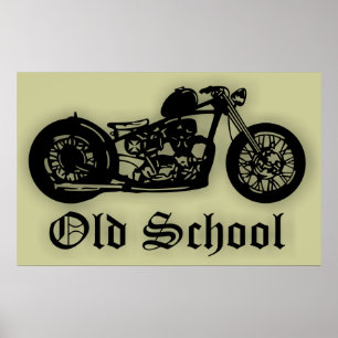 Póster Bobber de la escuela vieja