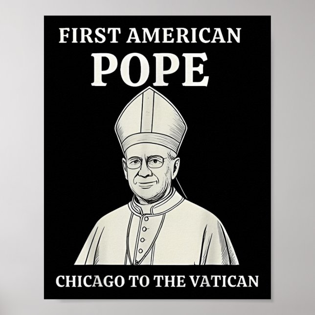 Póster Bobby Chicago - Humor católico Funny Da Pope (Frente)