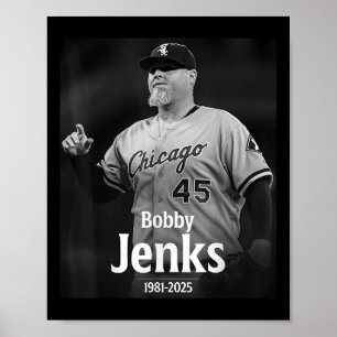 Póster Bobby Jenks En Memoria 1981-2025