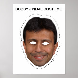 Póster Bobby Jindal Costume