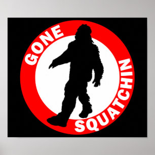 Póster Bobo se ha ido de la SQUATCHIN
