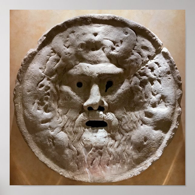 Póster Boca de la verdad (Frente)