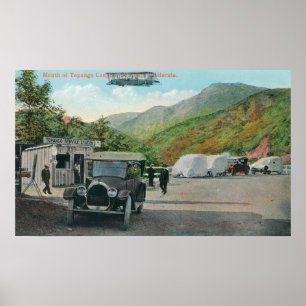Póster Boca del cañón de Topango