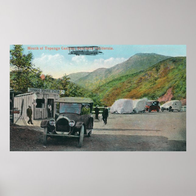 Póster Boca del cañón de Topango (Frente)