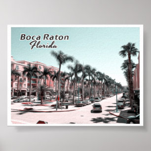 PÓSTER BOCA RATON - PALM BEACH FLORIDA