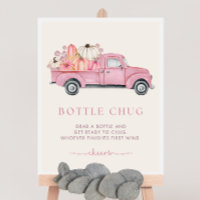 Bocadillo Baby Shower Bottle Chug Juego Rótulo