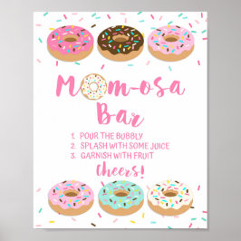 Póster Bocas rosadas del Rótulo de la marca Mom-osa Baby