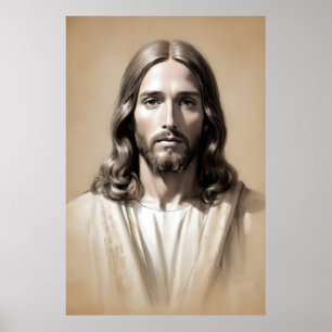 Póster Boceto de Jesús 6
