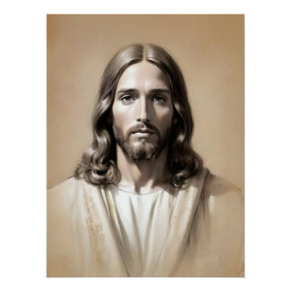 Póster Boceto de Jesús 6
