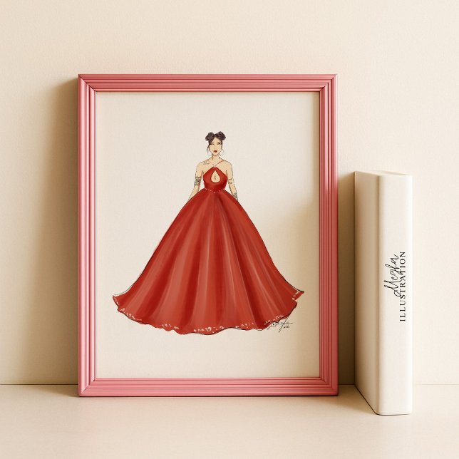 Póster boceto de moda, ilustracion de moda, (Subido por el creador)