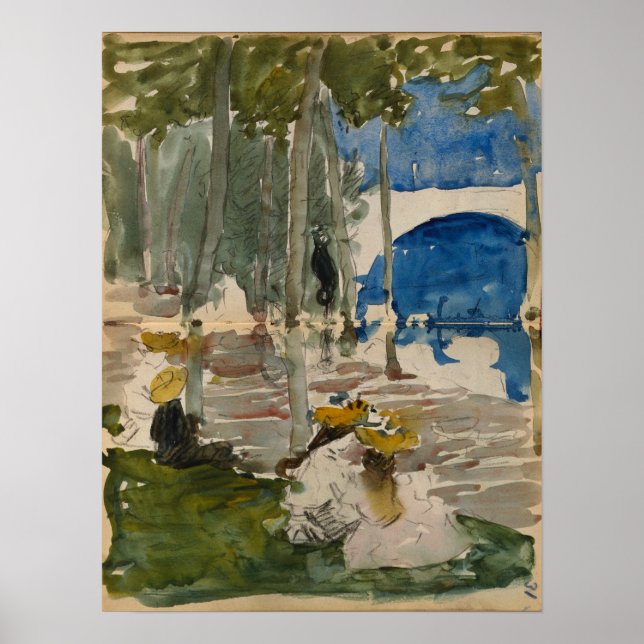 Póster Boceto de París - Prendergast (Frente)