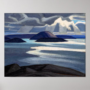 Póster Boceto del lago Superior   Lawren Harris  