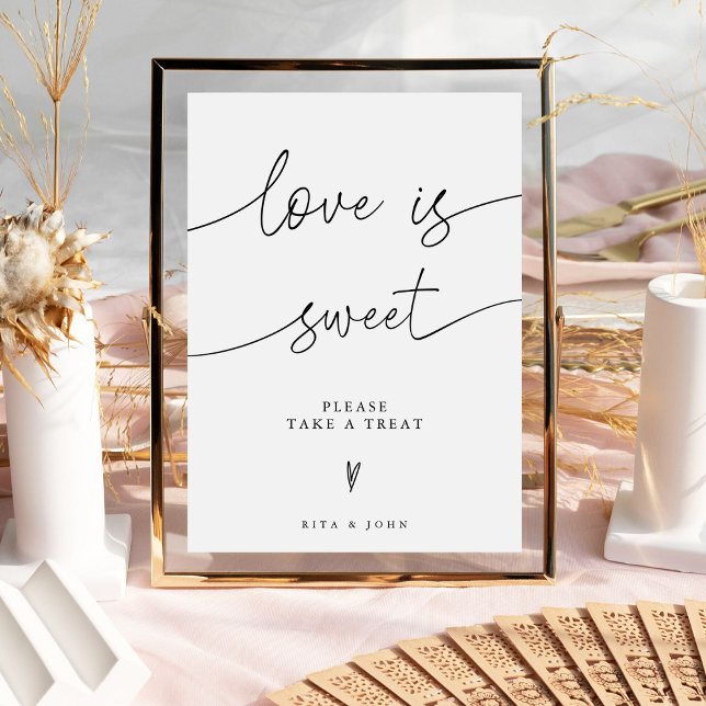 Póster Boda Amor es Rótulo de postre dulce dulce dulce du (Subido por el creador)
