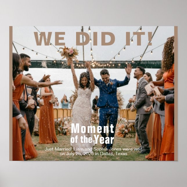 Póster Boda Añadir la portada de la revista Fun Puzzle Pu (Frente)