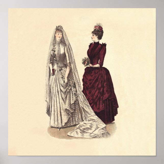 Póster Boda antiguo (Frente)