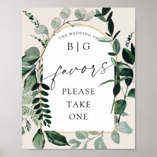 Póster Boda beige Jardín Botánico favorece el cartel de l