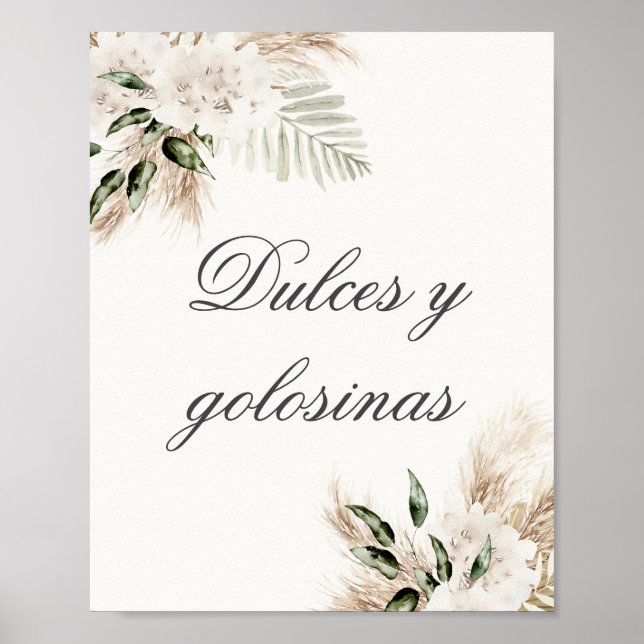 Póster Boda Boho de España (Frente)