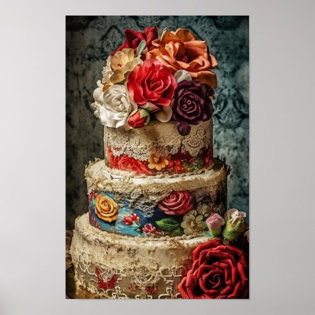 Póster Boda Cake (Frente)