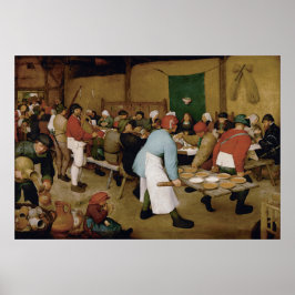 Póster Boda campesina de Pieter Bruegel, el anciano