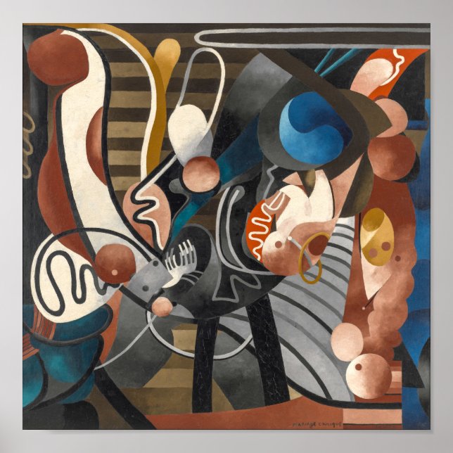 Póster Boda cómica | Francis Picabia | (Frente)