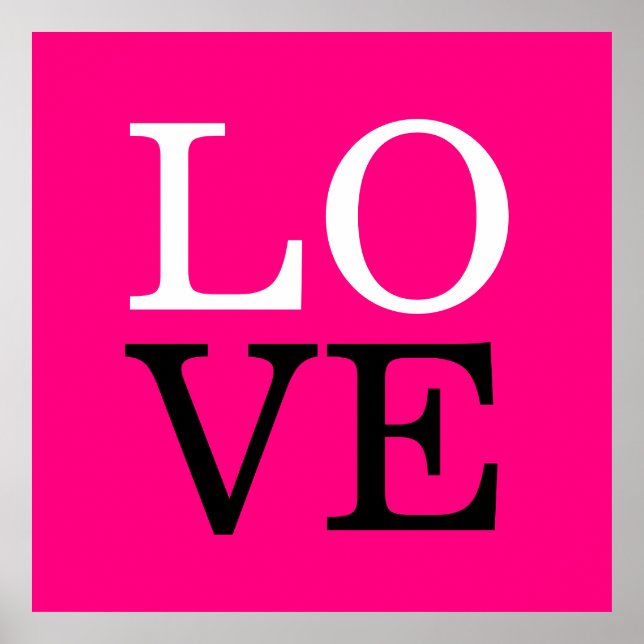 Póster Boda de amor de fondo de Rosa (Frente)