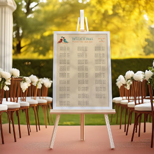 Póster Boda de Aves de Amor