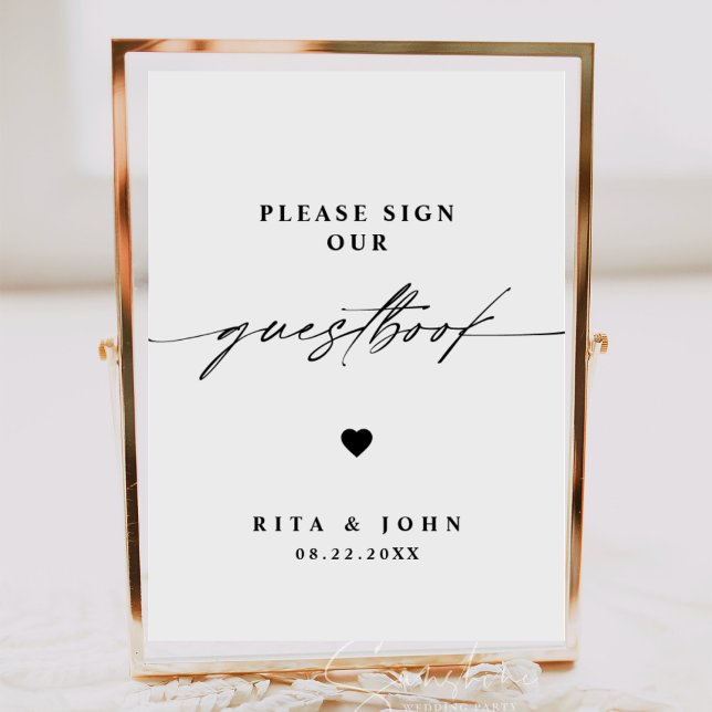 Póster Boda de caligrafía, por favor, Rótulo nuestro Rótu (Subido por el creador)