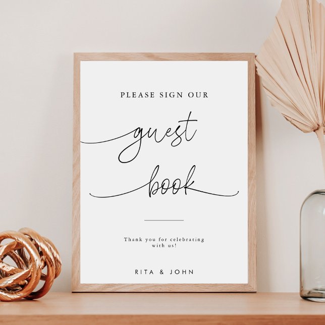 Póster Boda de caligrafía, por favor, Rótulo nuestro Rótu (Subido por el creador)