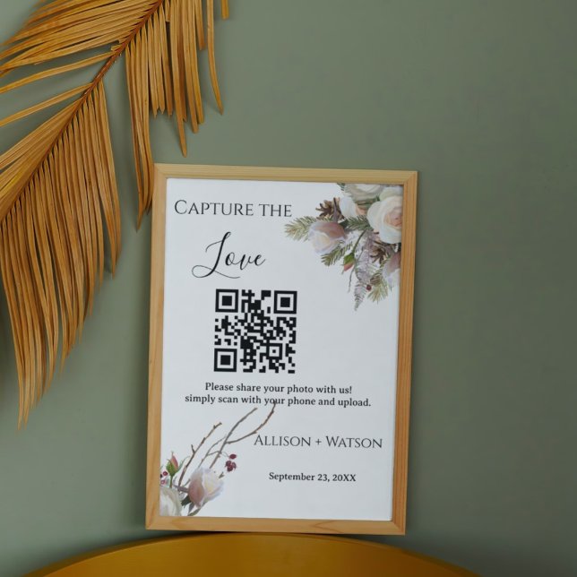 Póster Boda de código QR Captura de boda de invierno (Subido por el creador)
