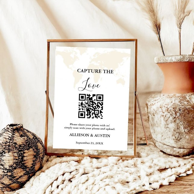 Póster Boda de código QR de captura de bodas de destino (Subido por el creador)