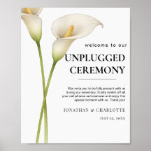 Boda de Flor de Lirio de Calla Blanca Moderna