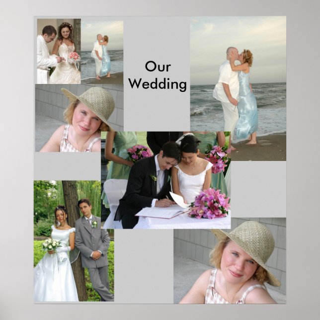 Póster boda de fotografía poster DE 14.95 (Frente)