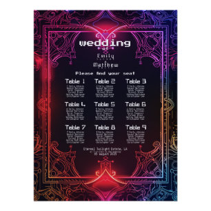 Póster Boda de Fusión Ciber-Medieval