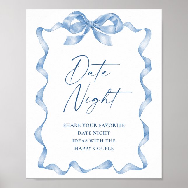 Póster Boda de ideas de la noche de la noche de la baraja (Frente)