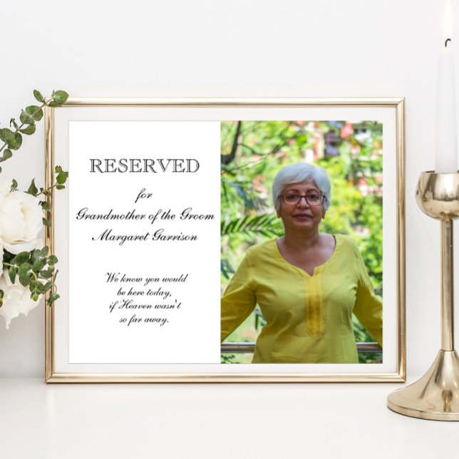 Póster Boda de la silla conmemorativa de la abuela de Gro (Subido por el creador)