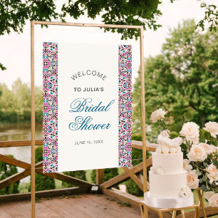 Póster Boda de Mandala geométrica de Entradas marroquí