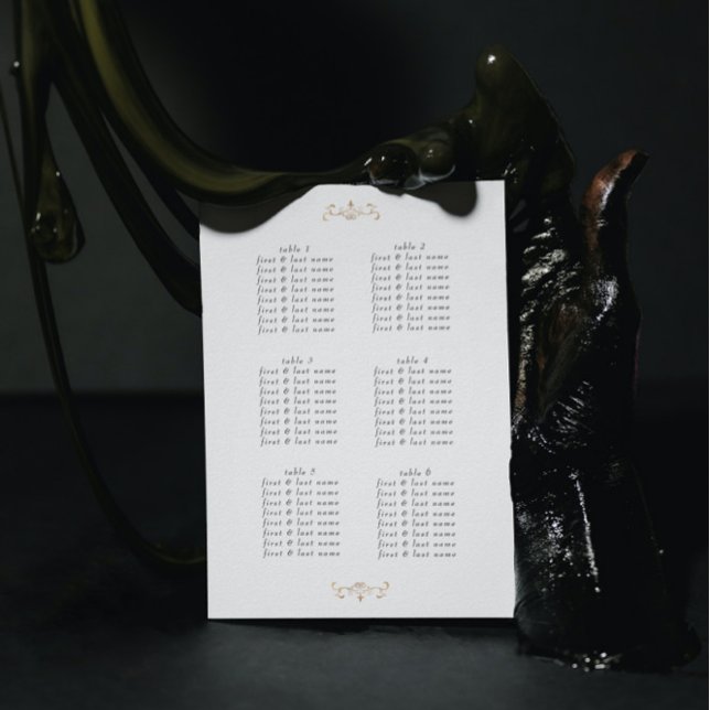 Póster boda de monograma de oro clásico romántico (Subido por el creador)